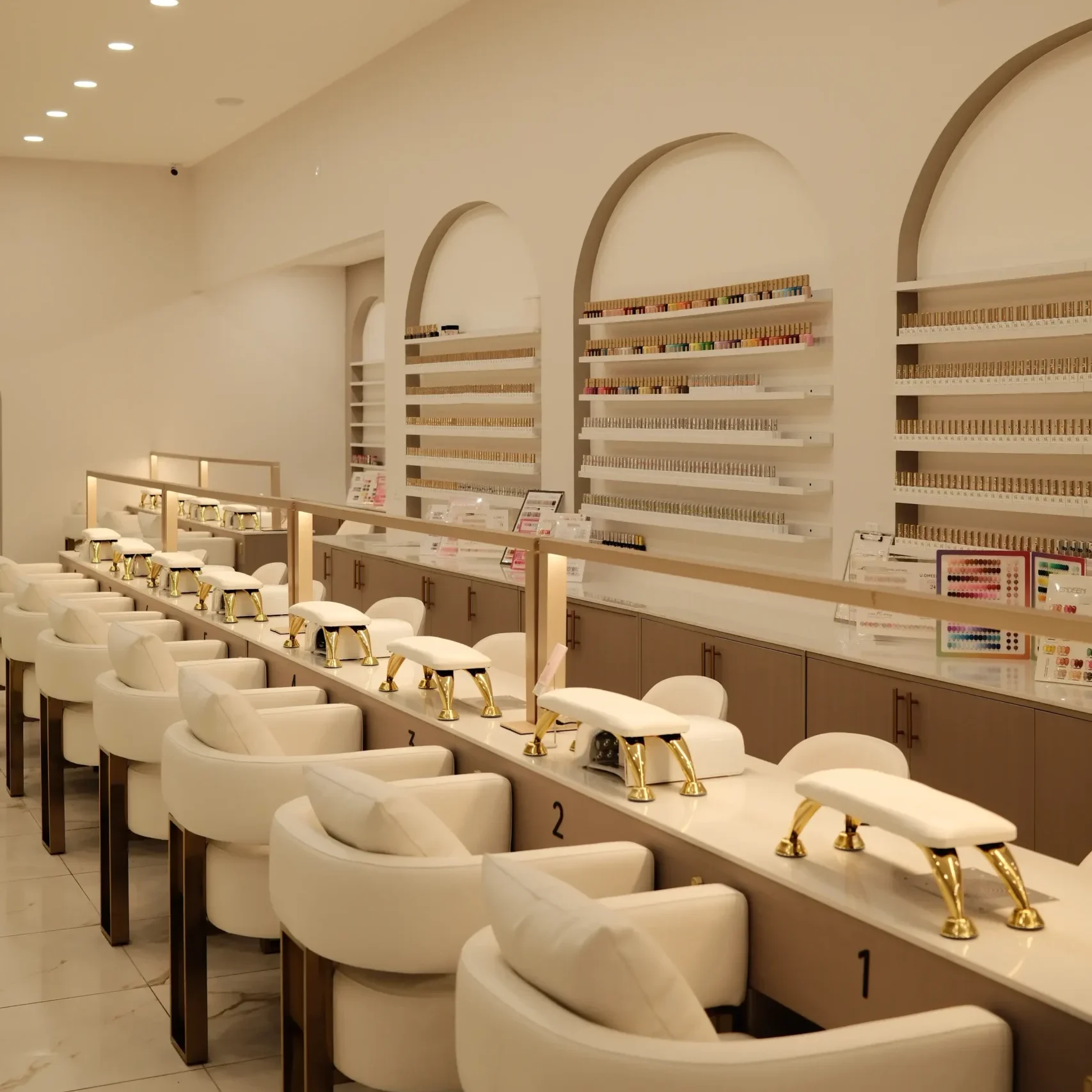 Inside Glambar beauty salon
